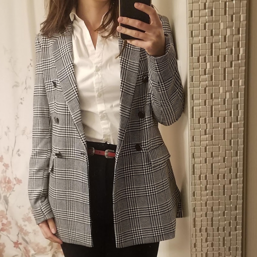 Houndstooth Stylish Blazer